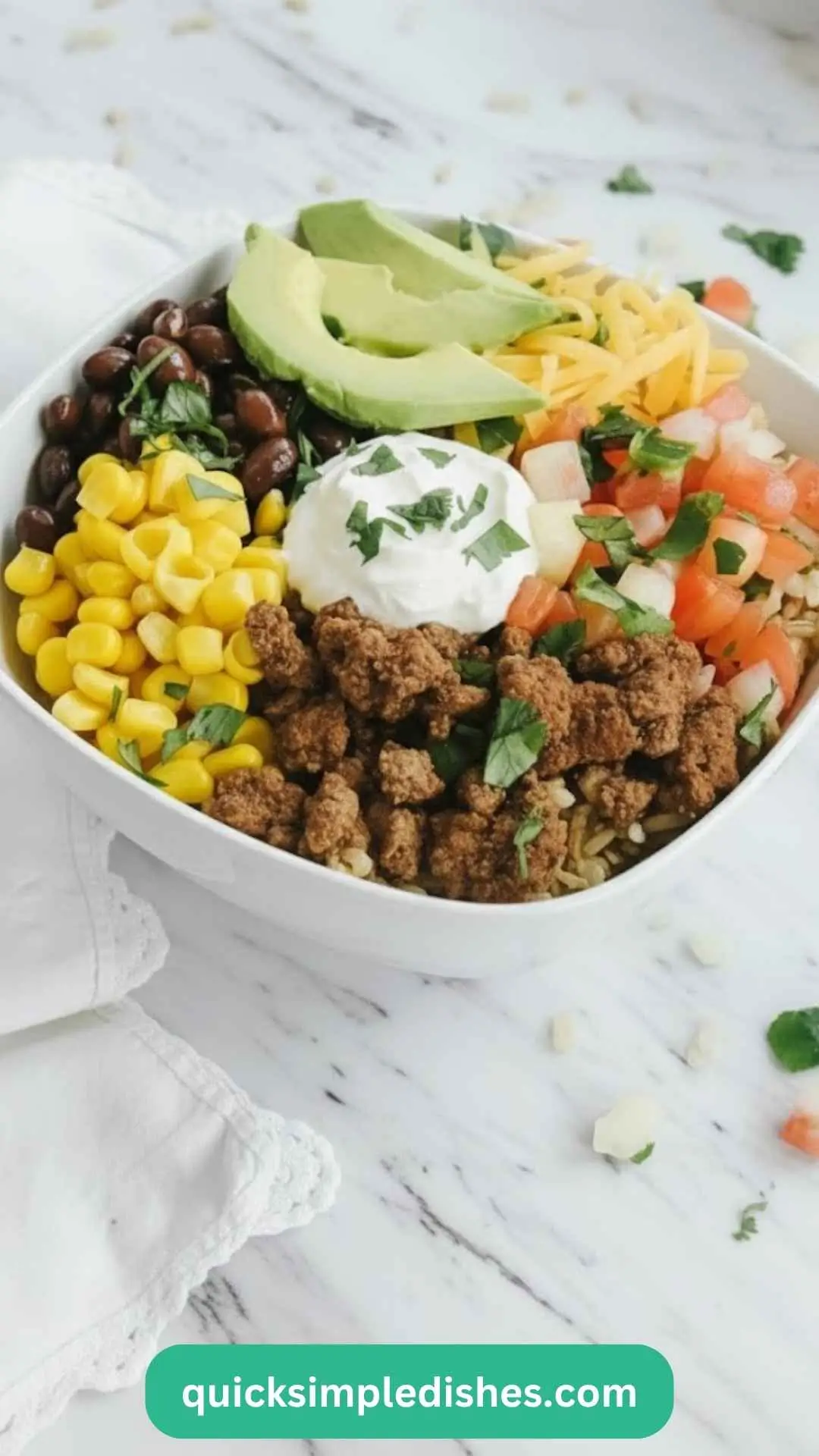 Beef Taco Bowl Copycat Recipe Beef Taco Bowl Copycat Recipe