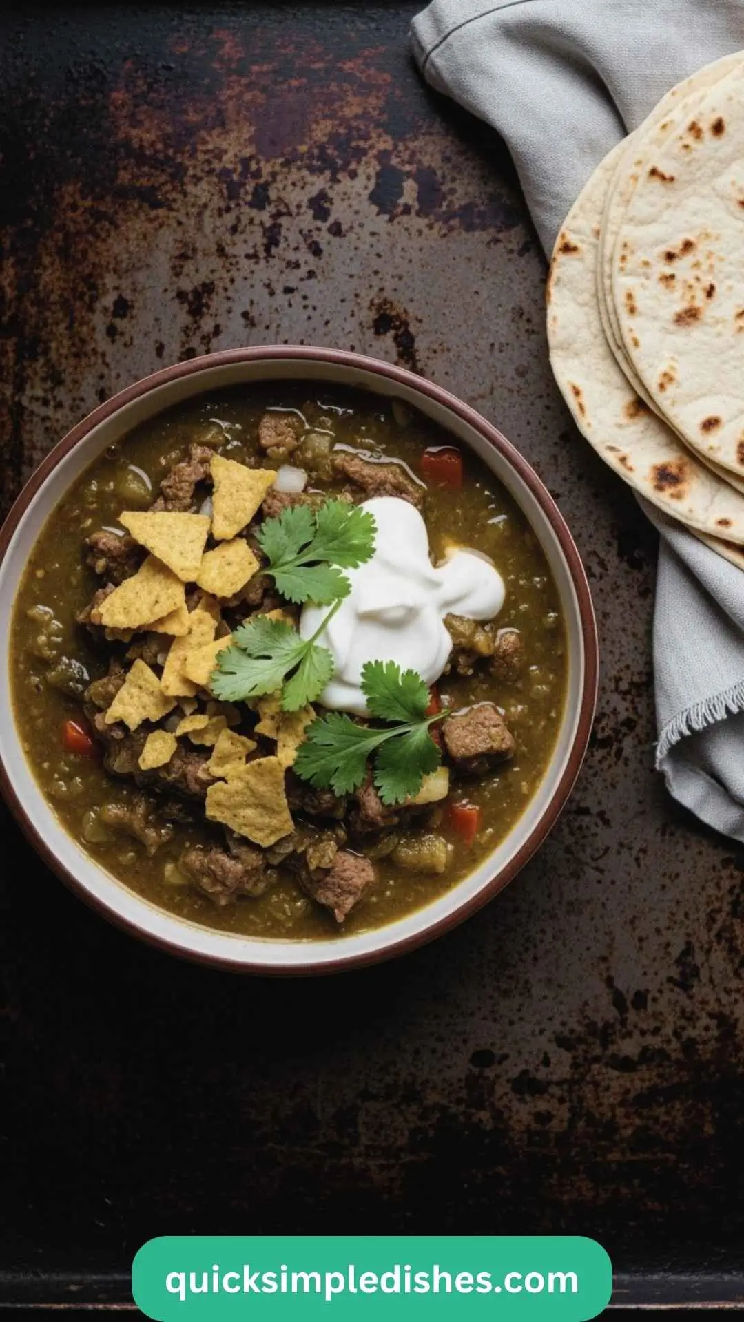 Ground Beef Green Chili Copycat Recipe