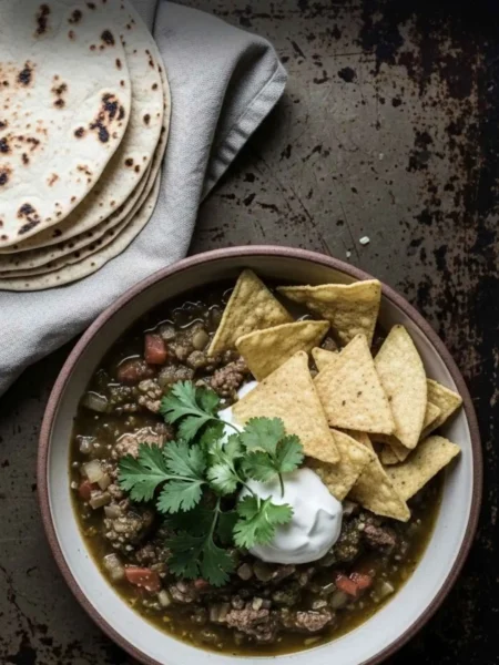 Ground Beef Green Chili Recipe