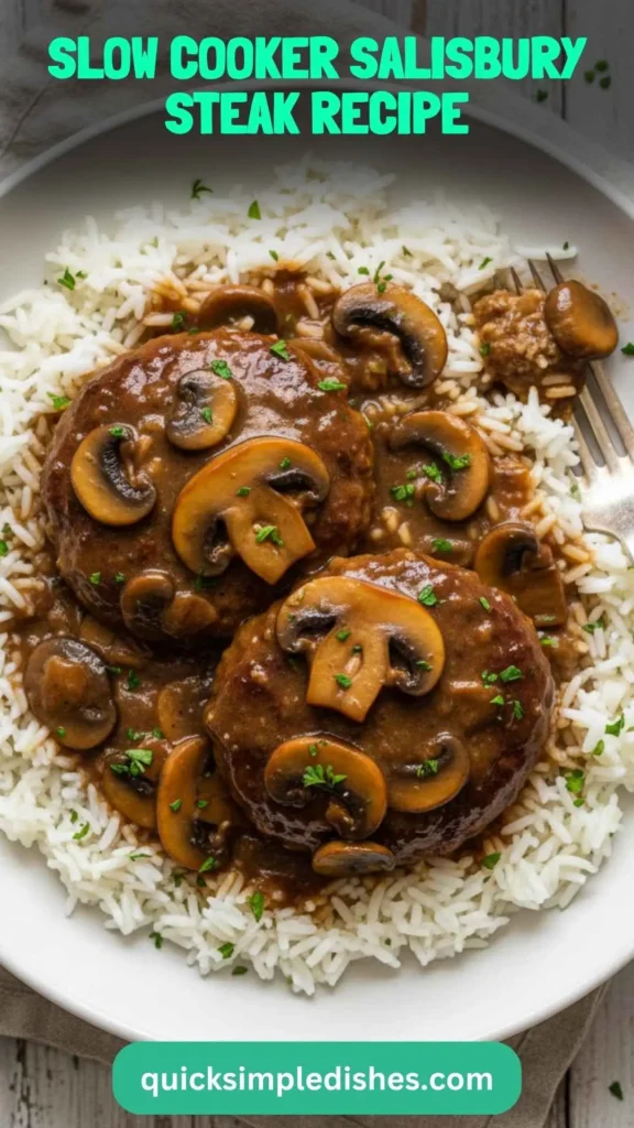 Slow Cooker Salisbury Steak Recipe