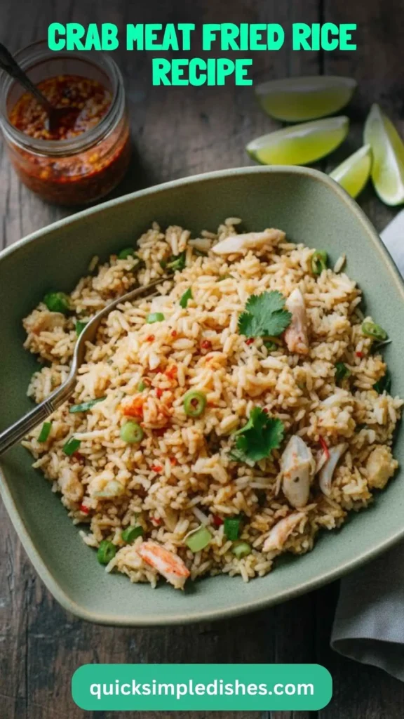 Crab Meat Fried Rice Recipe