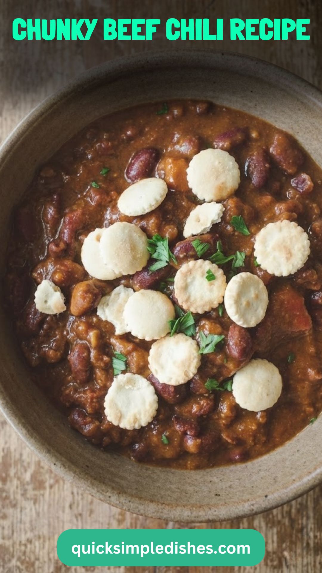 Chunky Beef Chili Recipe
